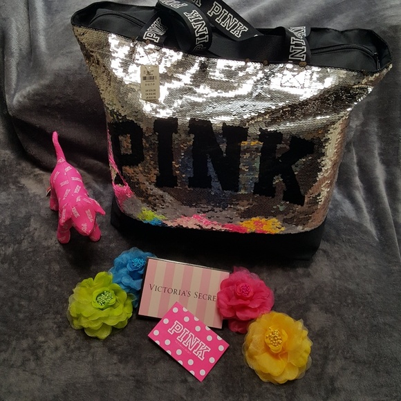VS PINK Bling Sequin Tote - Picture 5 of 6